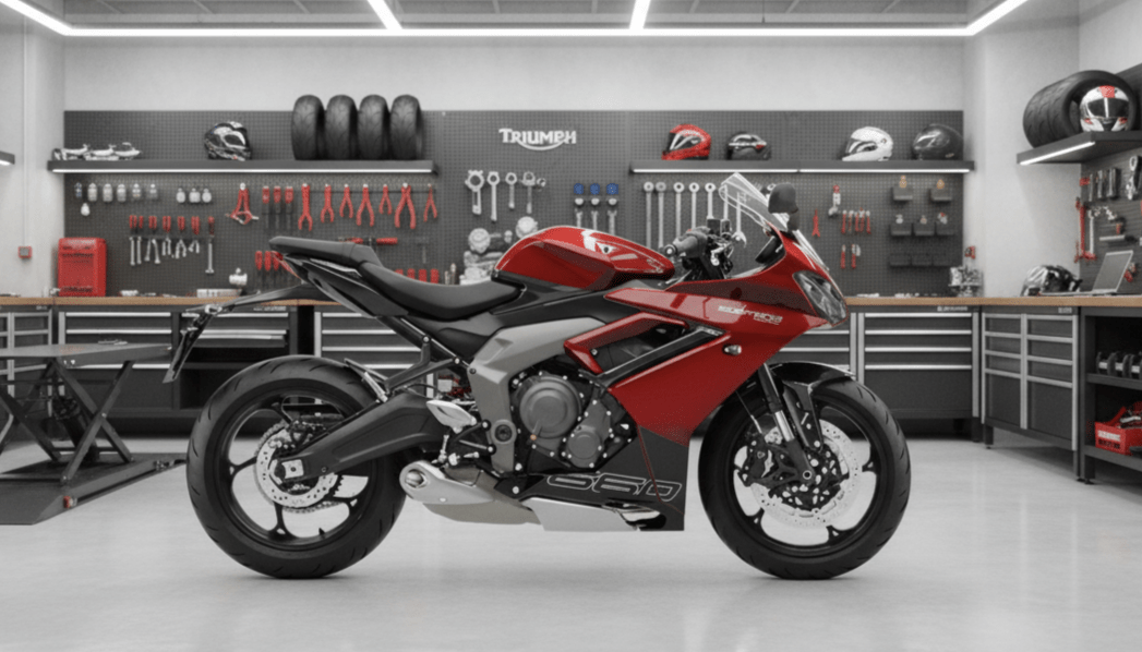 Triumph Daytona 660 Fairing Kit (2024-2025) Red, Black at KingsMotorcycleFairings.com