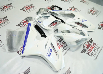 Triumph Daytona 675 Fairing Kit (2009-2012) White, Blue, Black at KingsMotorcycleFairings.com