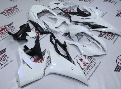 Triumph Daytona 675 Fairing Kit (2013-2016) All Pearl White from KingsMotorcycleFairings.com