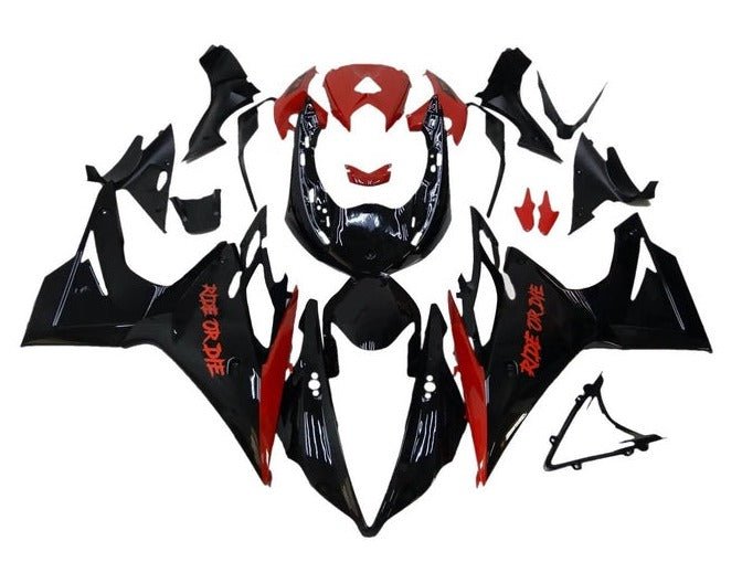 Triumph Daytona 675 Fairing Kit (2013-2016) Black, Red, Ride or Die at KingsMotorcycleFairings.com