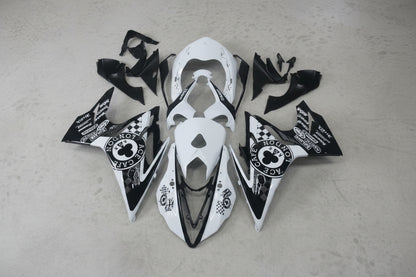 Triumph Daytona 675 Fairing Kit (2013-2016) Black, White London at KingsMotorcycleFairings.com
