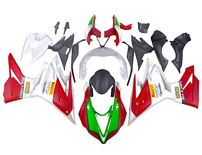 Triumph Daytona 675 Fairing Kit (2013-2016) Matte Red, White, Green at KingsMotorcycleFairings.com
