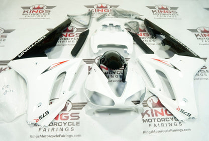 Triumph Daytona 675 Fairing Set (2009-2012) White, Black, Red at KingsMotorcycleFairings.com