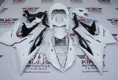 Triumph Daytona 675 Fairing Set (2013-2016) All Pearl White at KingsMotorcycleFairings.com