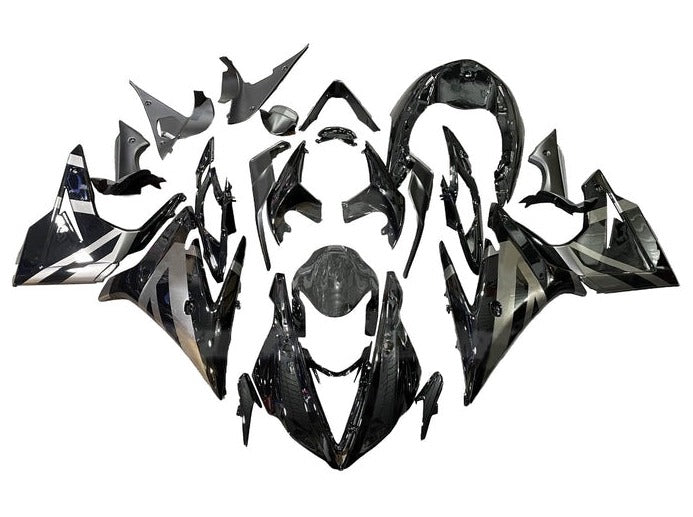 Triumph Daytona 675 Fairing Set (2013-2016) Black, Silver at KingsMotorcycleFairings.com