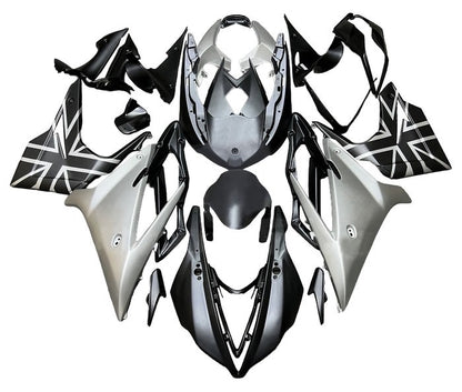 Triumph Daytona 675 Fairing kit (2013-2016) Matte Black, Matte Silver at KingsMotorcycleFairings.com