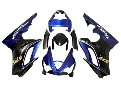 Triumph Daytona 675 Fairing set (2009-2012) Blue, Black, Yellow, White at KingsMotorcycleFairings.com