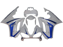 Triumph Daytona 675 Fairing set (2009-2012) Gloss White, Blue at KingsMotorcycleFairings.com