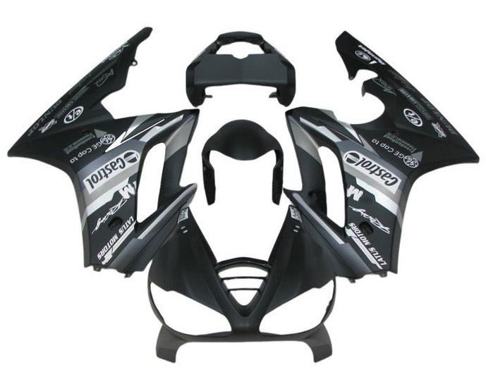 Triumph Daytona 675 Fairing set (2009-2012) Matte Black, Silver, White at KingsMotorcycleFairings.com