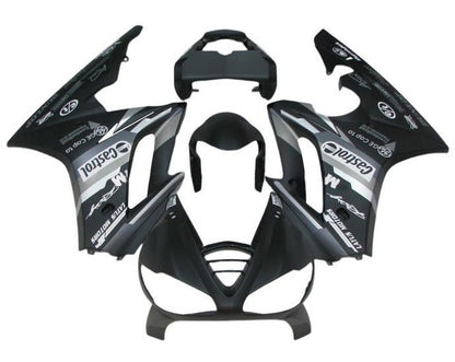 Triumph Daytona 675 Fairing set (2009-2012) Matte Black, Silver, White at KingsMotorcycleFairings.com