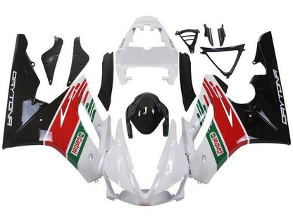 Triumph Daytona 675 Fairing set (2009-2012) White, Green, Red Castrol at KingsMotorcycleFairings.com