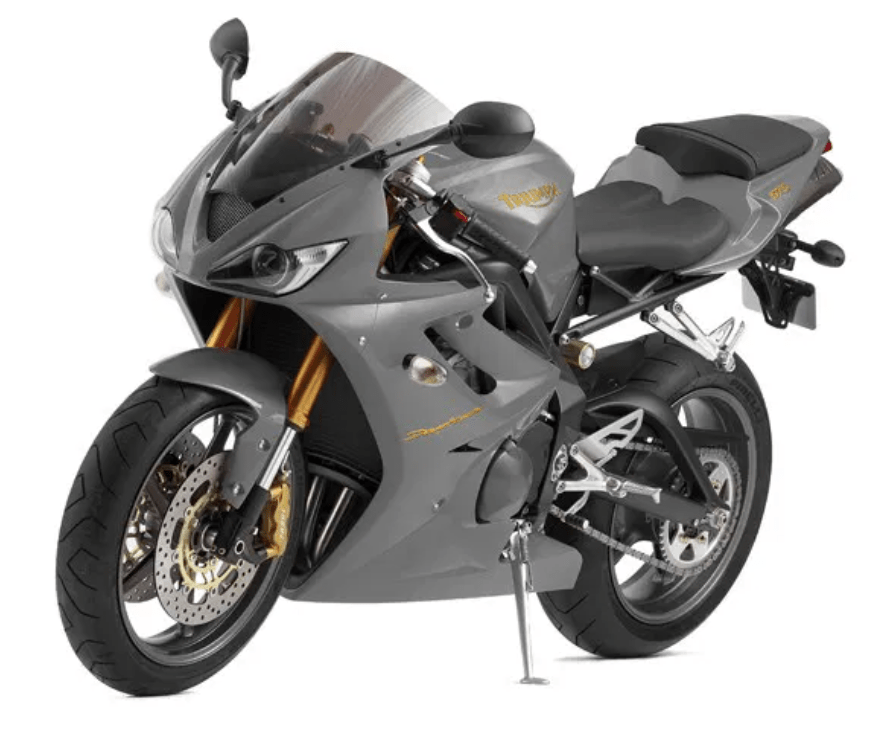 Triumph Daytona 675 Fairings (2006-2008) Silver Gray, Gold at KingsMotorcycleFairings.com