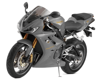 Triumph Daytona 675 Fairings (2006-2008) Silver Gray, Gold at KingsMotorcycleFairings.com