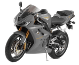 Triumph Daytona 675 Fairings (2006-2008) Silver Gray, Gold at KingsMotorcycleFairings.com