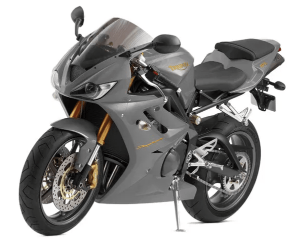 Triumph Daytona 675 Fairings (2006-2008) Silver Gray, Gold at KingsMotorcycleFairings.com