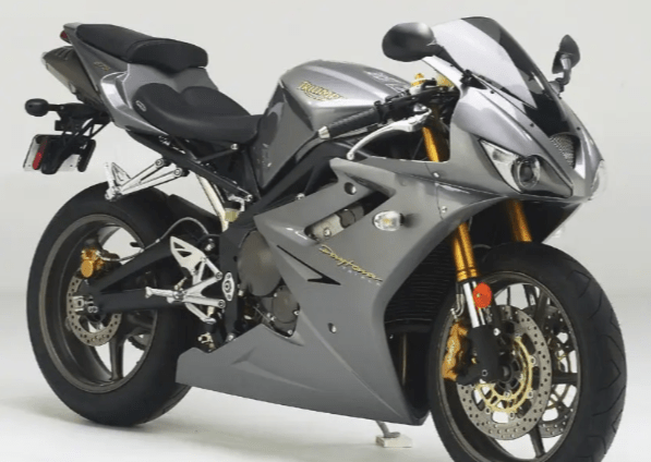 Triumph Daytona 675 Fairings (2006-2008) Silver Gray, Gold from KingsMotorcycleFairings.com