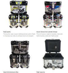 Monster 38L Aluminum Motocycle Storage Side Boxes at KingsMotorcycleFairings.com