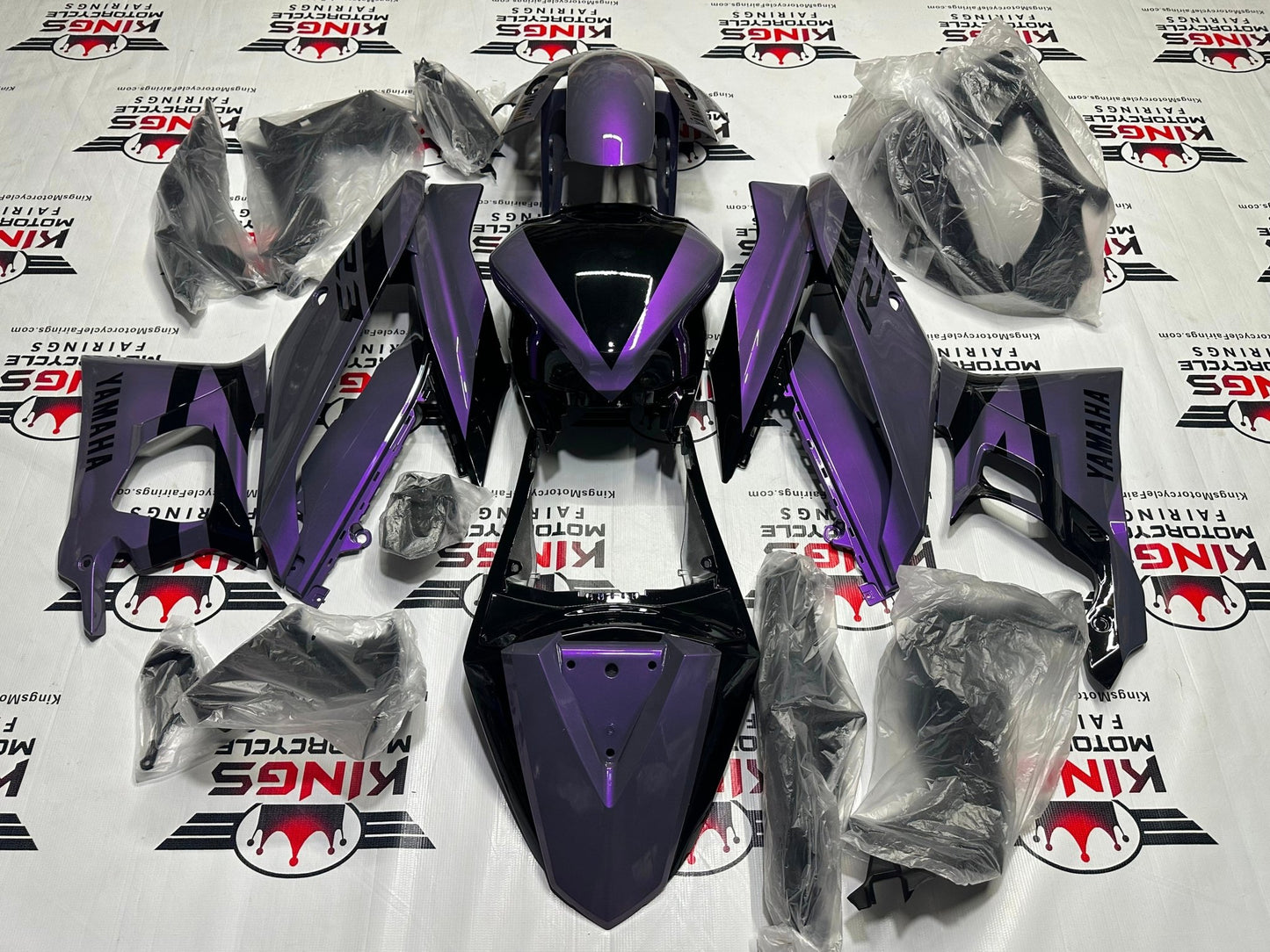 YAMAHA R3 Fairing Kit (2019-2021) Purple, Gray Chameleon at KingsMotorcycleFairings.com