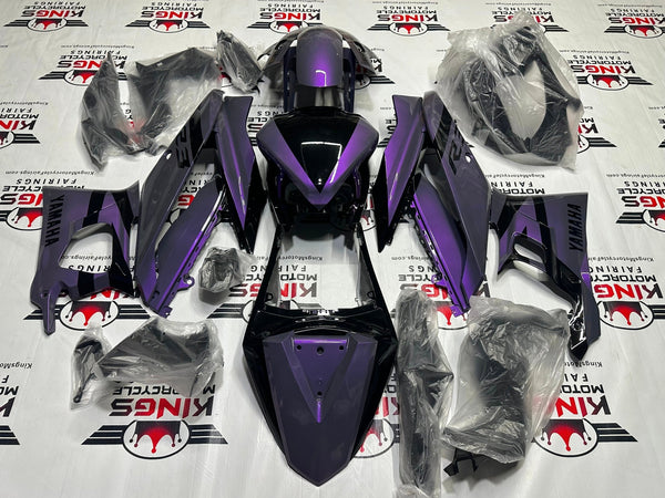 YAMAHA R3 Fairing Set (2022-2024) Purple, Gray Chameleon at KingsMotorcycleFairings.com