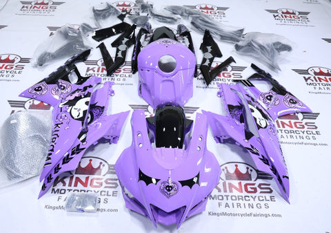 YAMAHA R3 Fairings (2022-2024) Purple Kuromi at KingsMotorcycleFairings.com