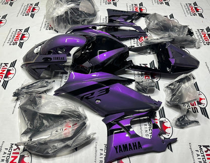 YAMAHA R3 Fairings (2022-2024) Purple, Gray Chameleon at KingsMotorcycleFairings.com