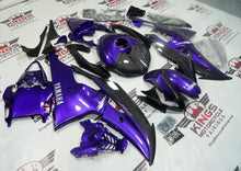 YAMAHA R6 Fairing Kit  (2008-2016) Faux Carbon Fiber, Purple, White at KingsMotorcycleFairings.com