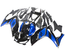 YAMAHA YZF-R3 Fairings (2015-2018) Black, Blue, White Stripe at KingsMotorcycleFairings.com