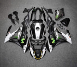 YAMAHA R3 Fairings (2015-2018) Black, White, Green at KingsMotorcycleFairings.com