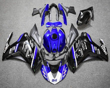 Yamaha R3 Fairings (2015-2018) Blue, Black, White Stripe from KingsMotorcycleFairings.com