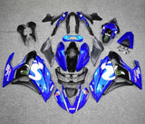 YAMAHA YZF-R3 Fairings (2015-2018) Blue, White Movistar at KingsMotorcycleFairings.com