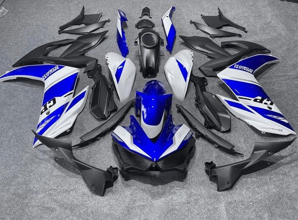 YAMAHA YZF-R3 Fairings (2015-2018) Blue, White, Black, Silver at KingsMotorcycleFairings.com