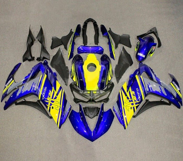 YAMAHA R3 Fairings (2015-2018) Blue, Yellow, Gray at KingsMotorcycleFairings.com