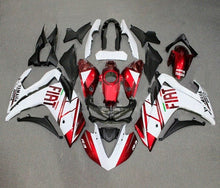 Yamaha YZF-R3 (2015-2018) Candy Red, White Fiat Fairings