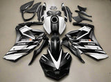 YAMAHA YZF-R3 Fairings (2015-2018) Matte Black, Matte White at KingsMotorcycleFairings.com