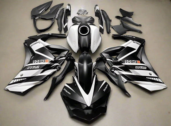 YAMAHA YZF-R3 Fairings (2015-2018) Matte Black, Matte White at KingsMotorcycleFairings.com