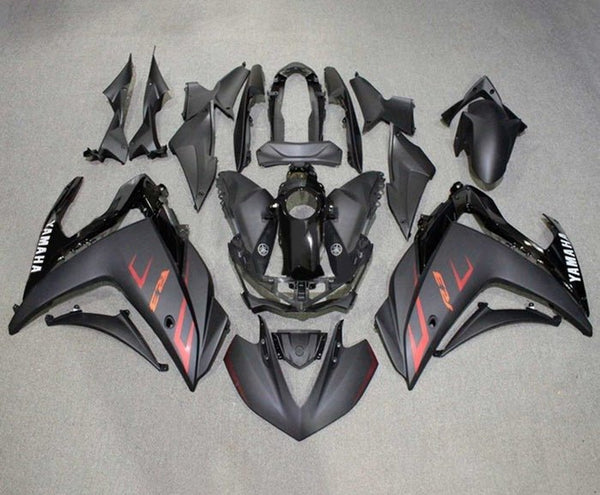 YAMAHA YZF-R3 Fairings (2015-2018) Matte Black, Red, Gloss Black, White at KingsMotorcycleFairings.com