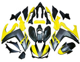 YAMAHA R3 Fairings (2015-2018) Matte Black, Yellow at KingsMotorcycleFairings.com