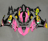 YAMAHA YZF-R3 Fairings (2015-2018) Pink, Black, Shark at KingsMotorcycleFairings.com