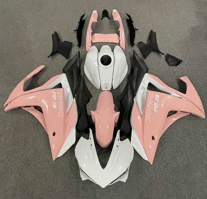 YAMAHA YZF-R3 Fairings (2015-2018) Pink, White at KingsMotorcycleFairings.com