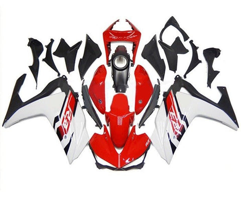 YAMAHA YZF-R3 Fairings (2015-2018) Red, Black, White at KingsMotorcycleFairings.com