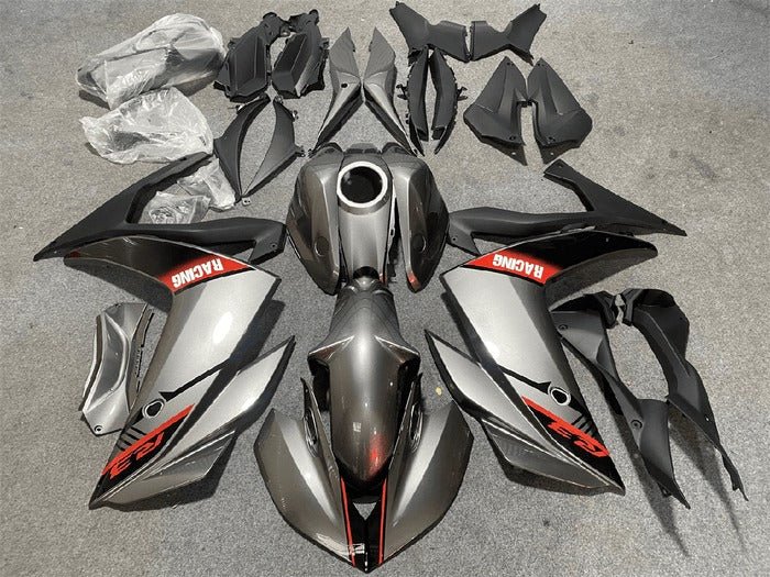 YAMAHA YZF-R3 Fairings (2015-2018) Silver, Black, Red at KingsMotorcycleFairings.com