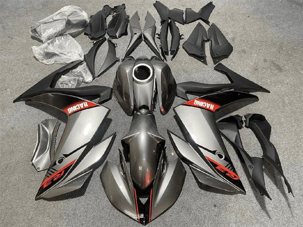 YAMAHA YZF-R3 Fairings (2015-2018) Silver, Black, Red at KingsMotorcycleFairings.com