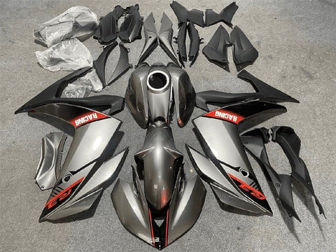 YAMAHA YZF-R3 Fairings (2015-2018) Silver, Black, Red at KingsMotorcycleFairings.com