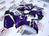 YAMAHA YZF-R6 Fairing Kit (2005) Dark Purple, Black, White, at KingsMotorcycleFairings.com