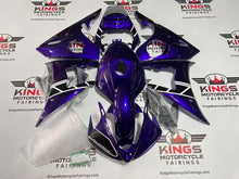 YAMAHA YZF-R6 Fairings (2005) Purple, Black, White from KingsMotorcycleFairings.com