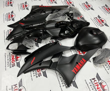 YAMAHA YZF-R6 (2008-2016) Matte Black, Gloss Black, Red Fairings at KingsMotorcycleFairings.com