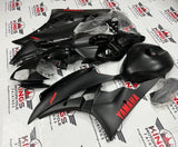 YAMAHA YZF-R6 (2008-2016) Matte Black, Gloss Black, Red Fairings at KingsMotorcycleFairings.com