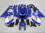 YAMAHA YZF600R FAIRINGS (1998-2007) Blue, White at KingsMotorcycleFairings.com