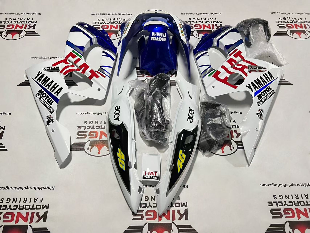 YAMAHA YZF600R Fairing Kit (1998-2007) White, Blue, Red Fiat at KingsMotorcycleFairings.com