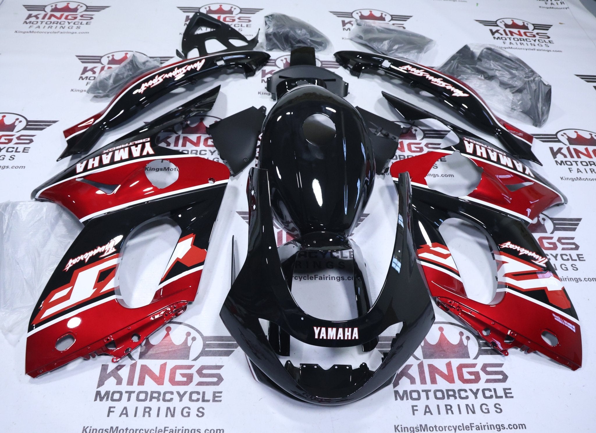 YAMAHA YZF600R (1998-2007) Black, Red Candy, White Fairings